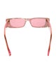 Gucci Interlocking G Logo Square Sunglasses