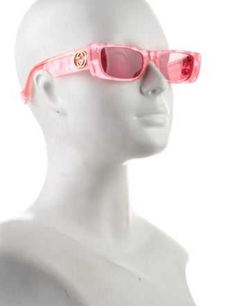 Gucci Interlocking G Logo Square Sunglasses
