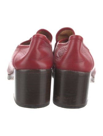 Gucci Horsebit Accent Leather Pumps