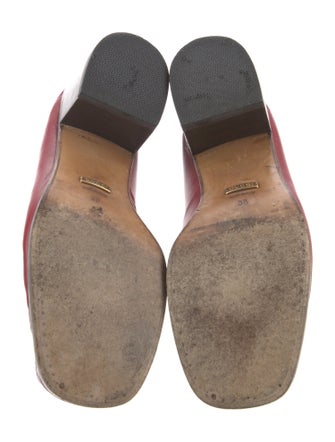Gucci Horsebit Accent Leather Pumps