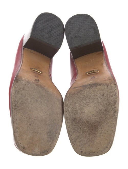 Gucci Horsebit Accent Leather Pumps