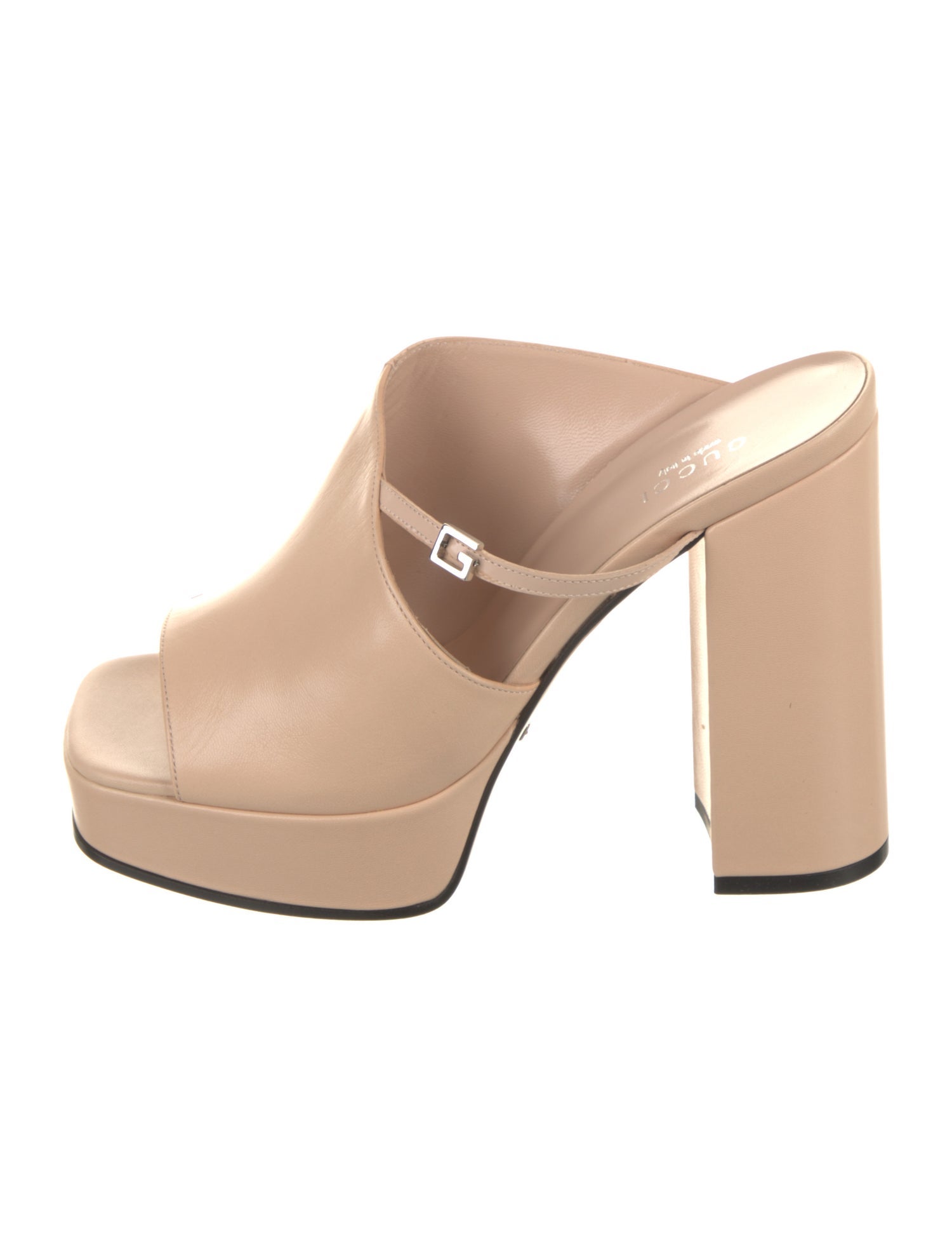 Gucci Leather Slides