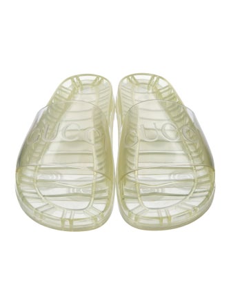 Gucci Rubber Printed Flip Flops