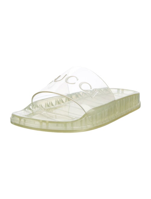 Gucci PVC Printed Flip Flops