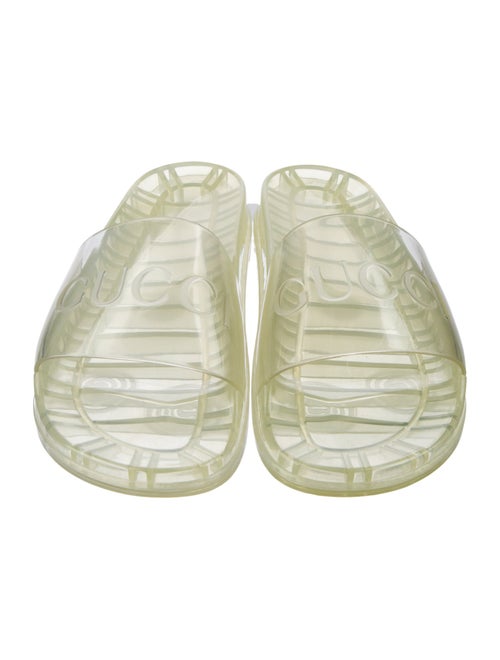 Gucci PVC Printed Flip Flops