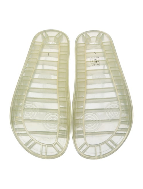 Gucci PVC Printed Flip Flops