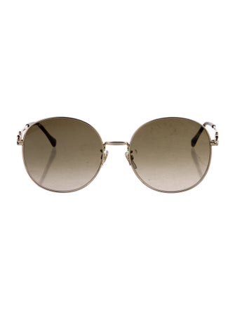 Gucci Horsebit Accent Oversize Sunglasses