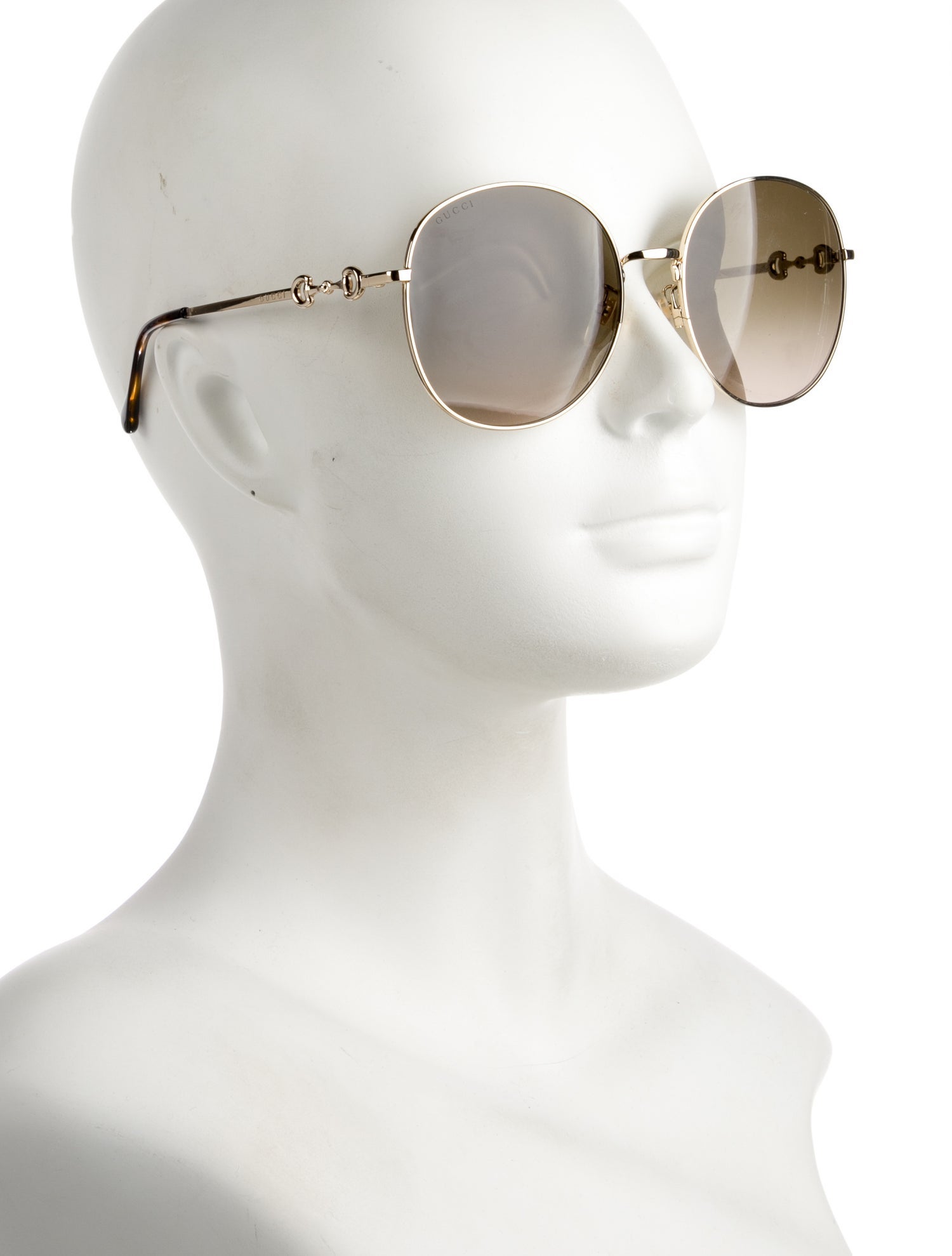 Gucci Horsebit Accent Oversize Sunglasses