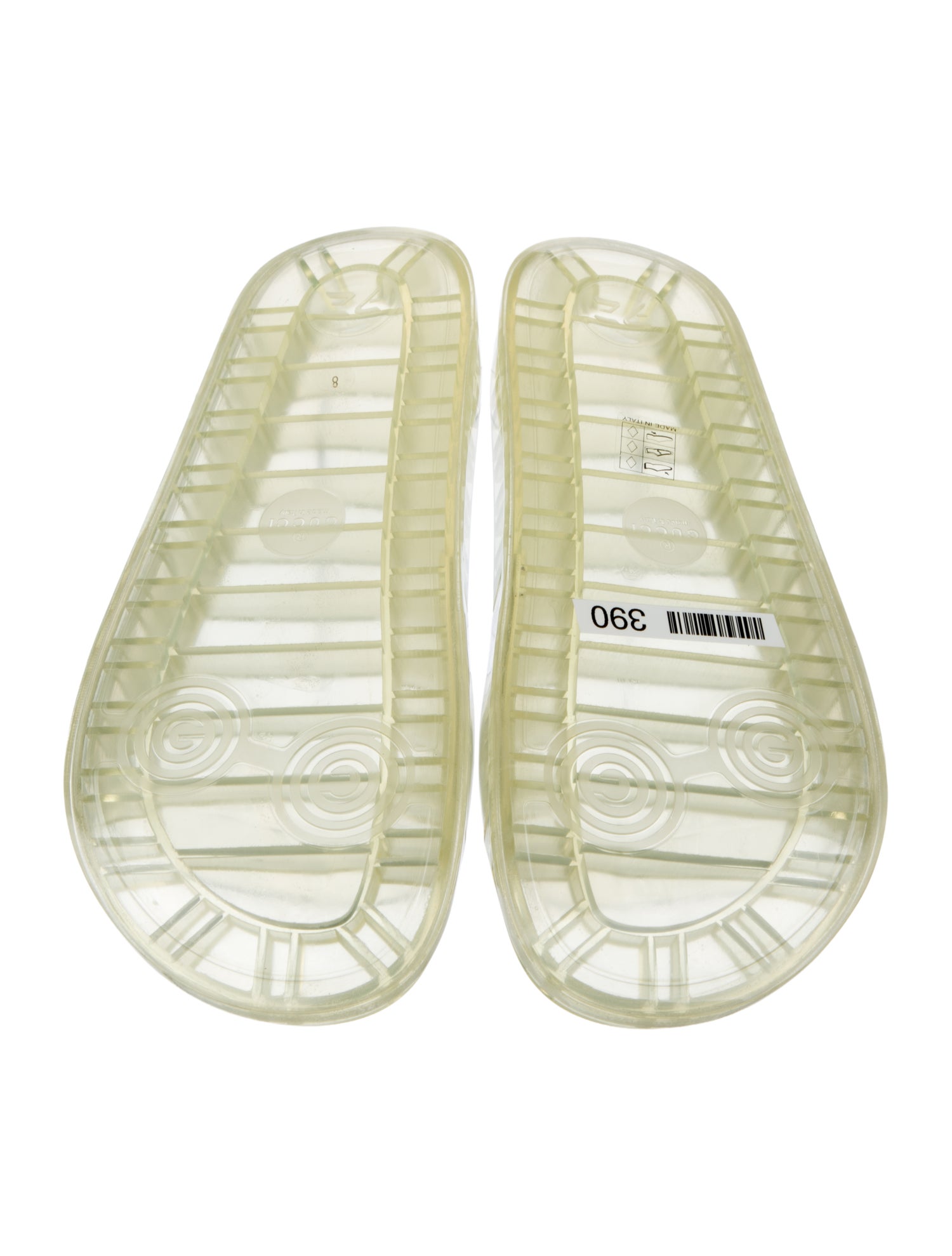 Gucci PVC Flip Flops