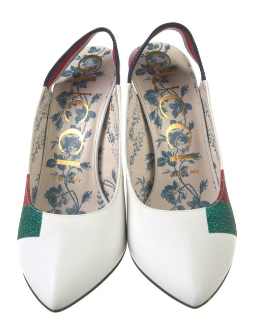 Gucci Web Accent Canvas Mules