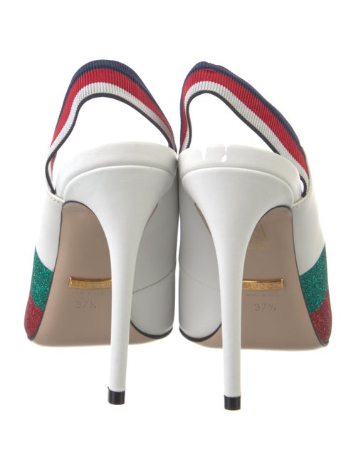 Gucci Web Accent Canvas Mules