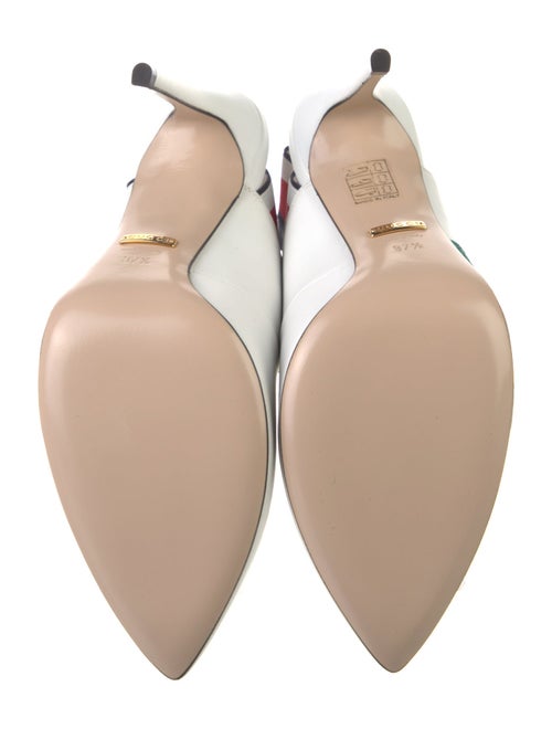 Gucci Web Accent Canvas Mules