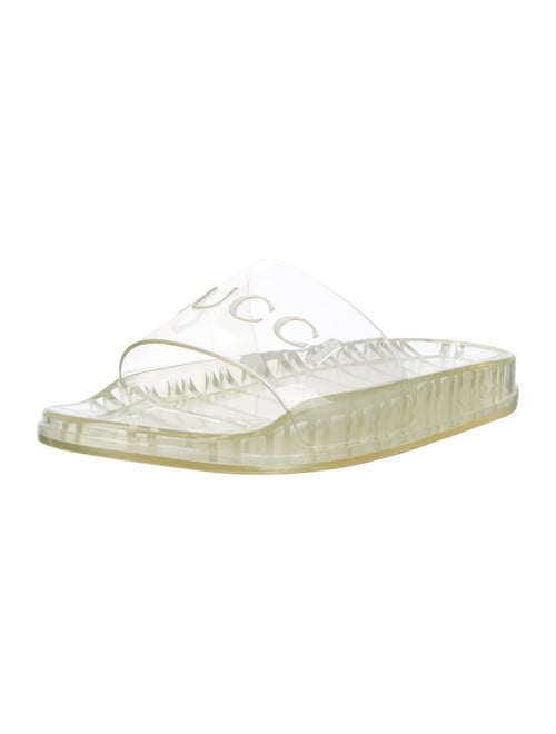 Gucci PVC Printed Flip Flops