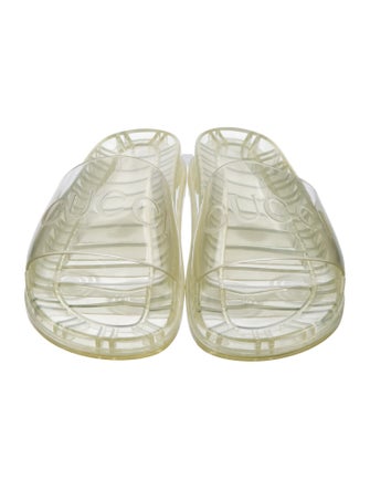 Gucci PVC Printed Flip Flops