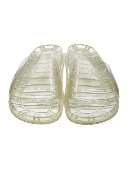 Gucci PVC Printed Flip Flops