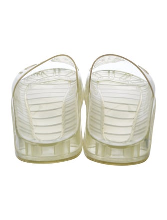 Gucci PVC Printed Flip Flops