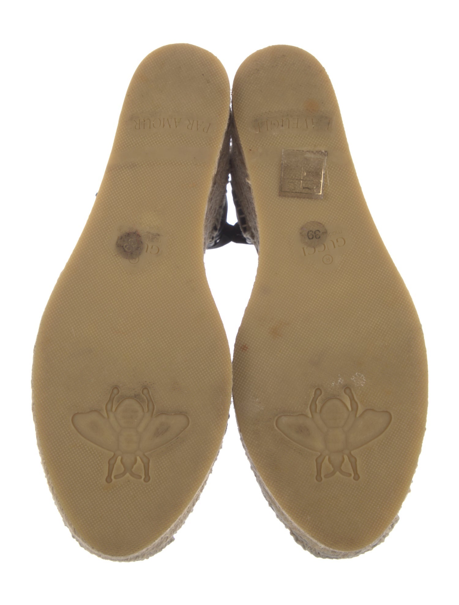 Gucci Double G Logo Leather D'Orsay Pumps