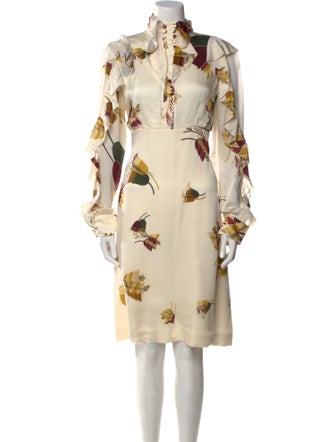 Gucci Silk Midi Length Dress