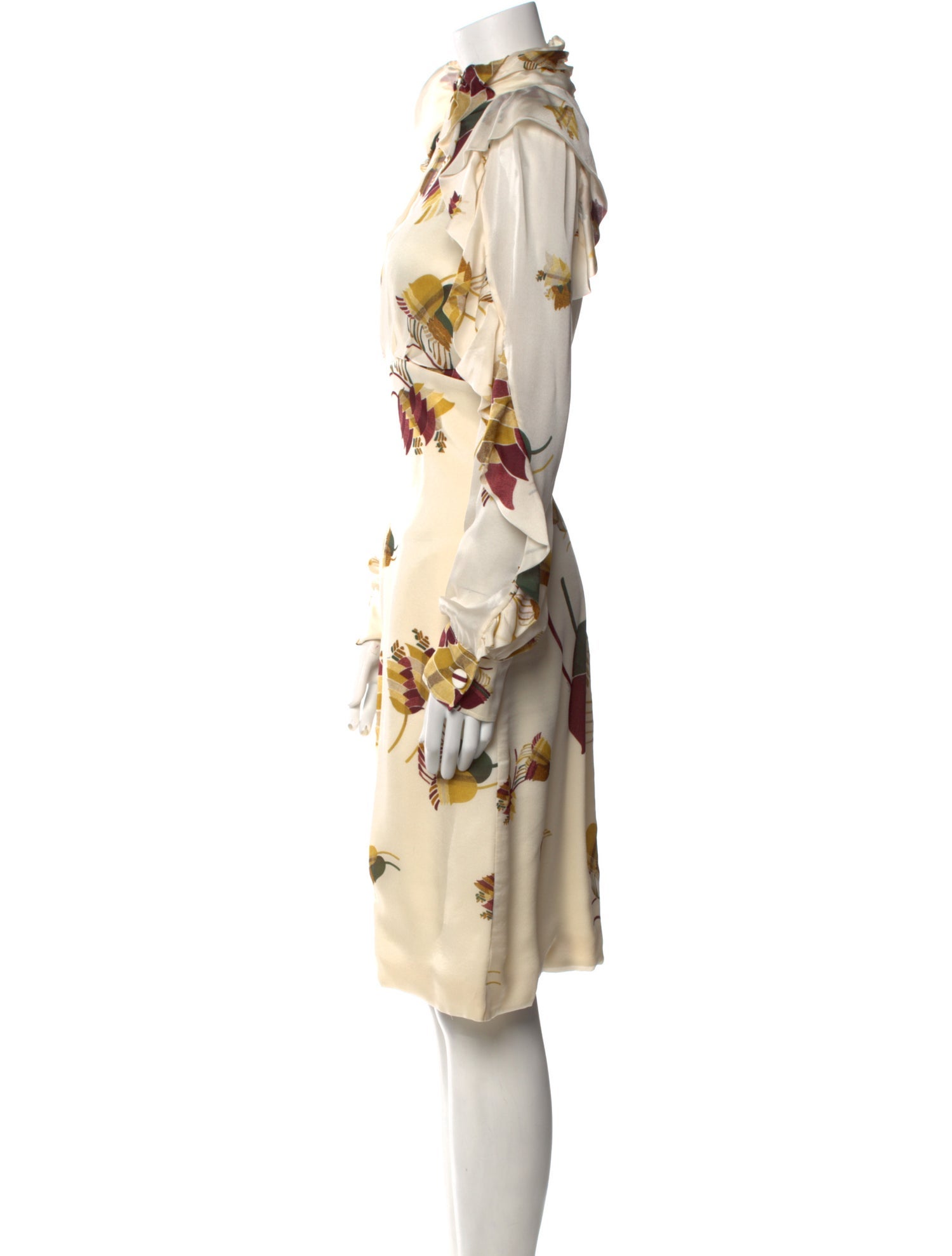 Gucci Silk Midi Length Dress