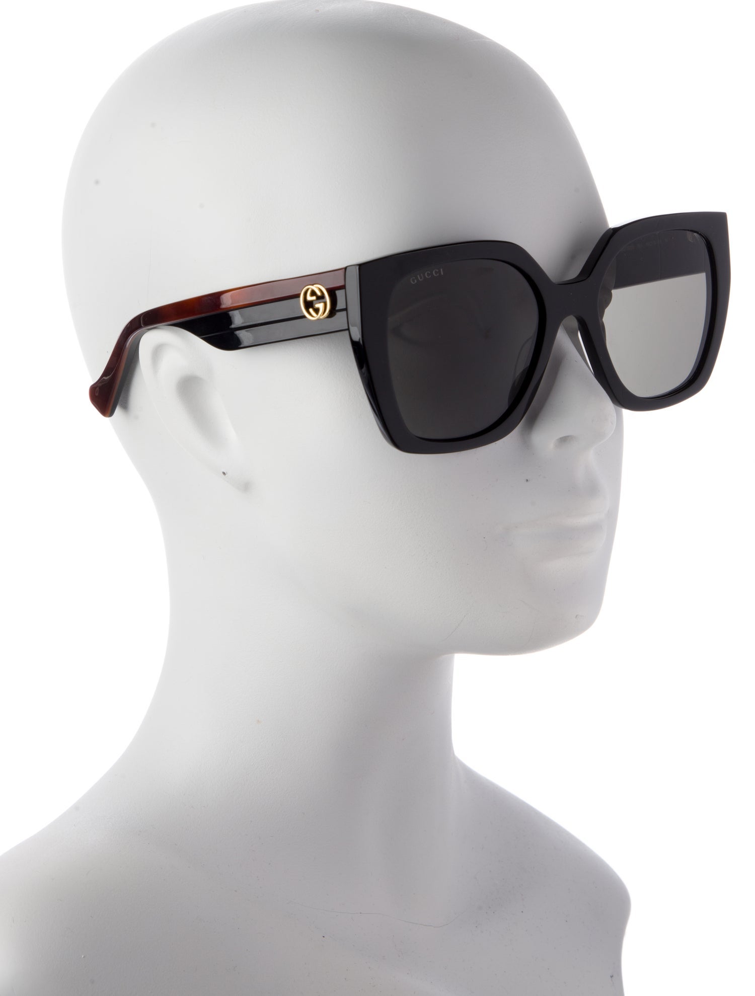 Gucci Interlocking G Logo Oversize Sunglasses