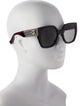 Gucci Interlocking G Logo Oversize Sunglasses