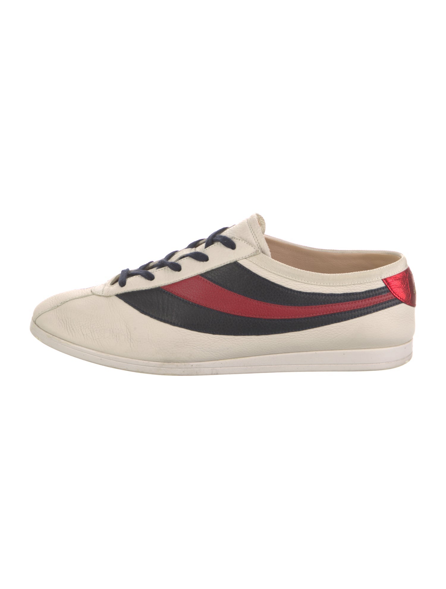 Gucci Sylvie Web Accent Leather Sneakers