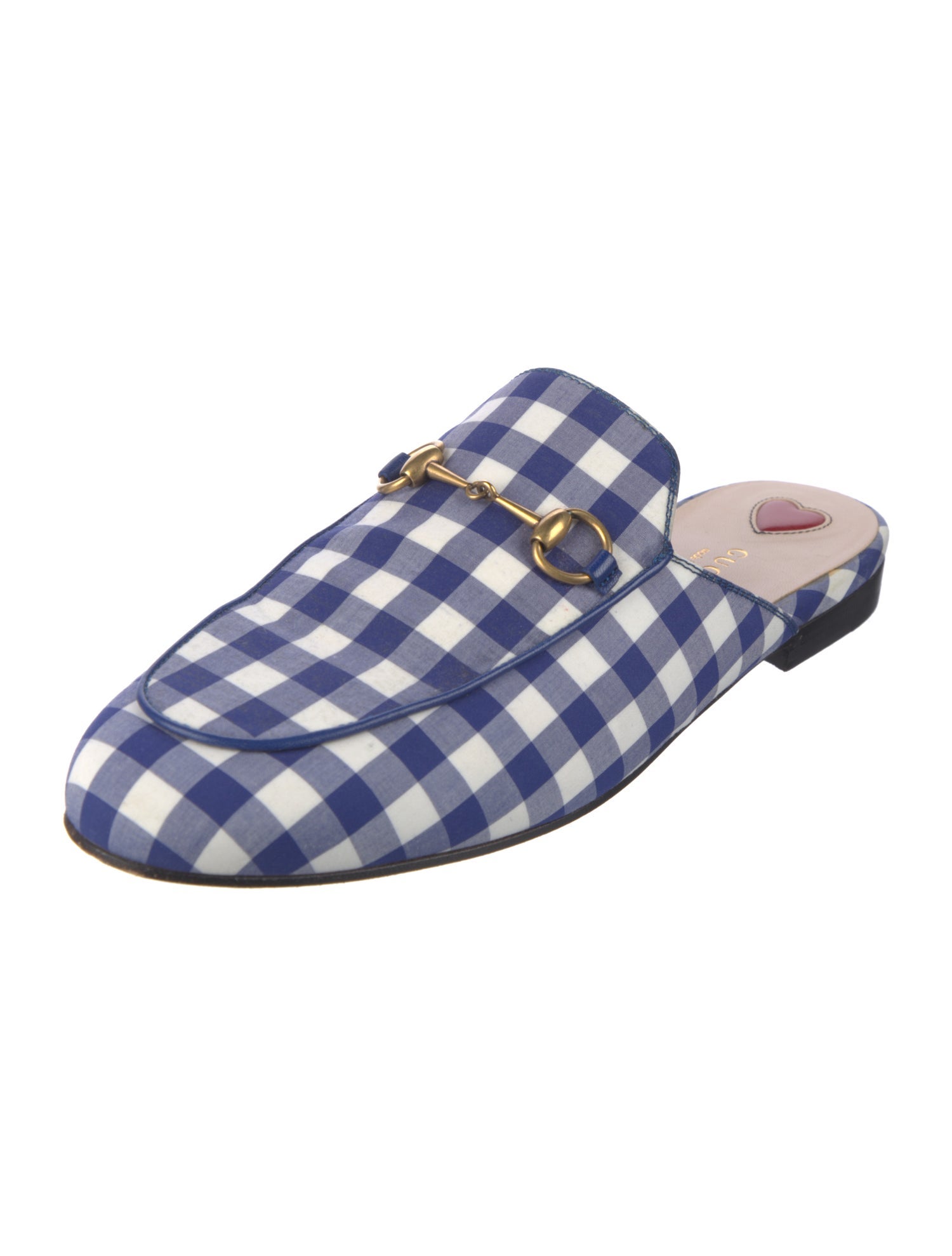 Gucci Horsebit Accent Printed Mules