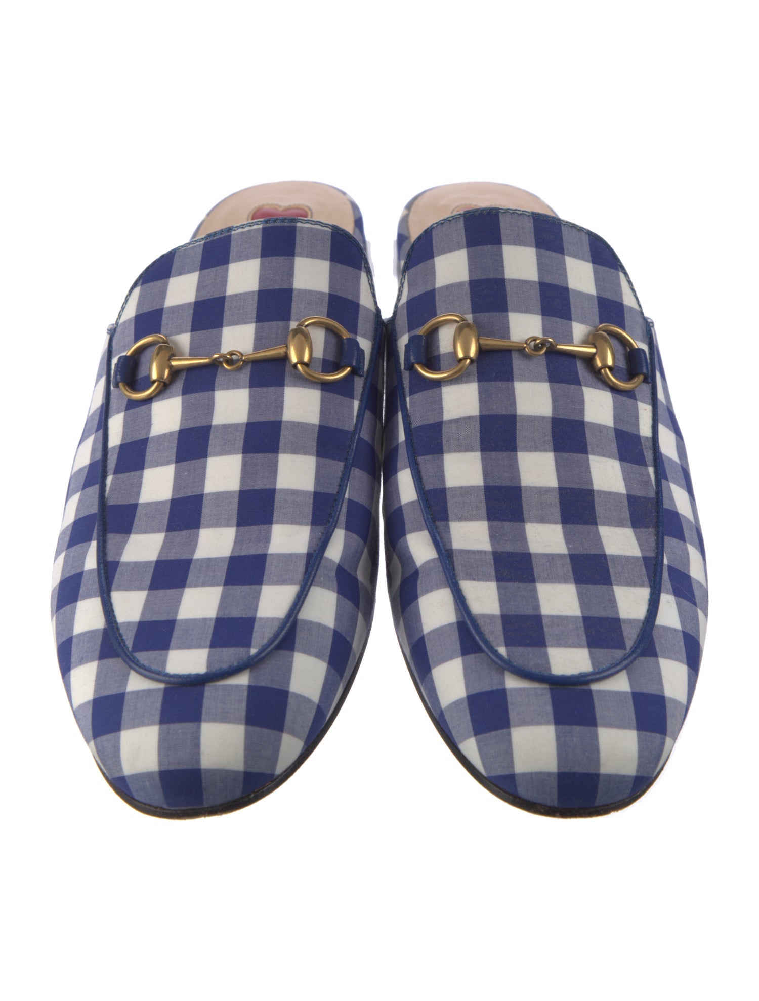 Gucci Horsebit Accent Printed Mules