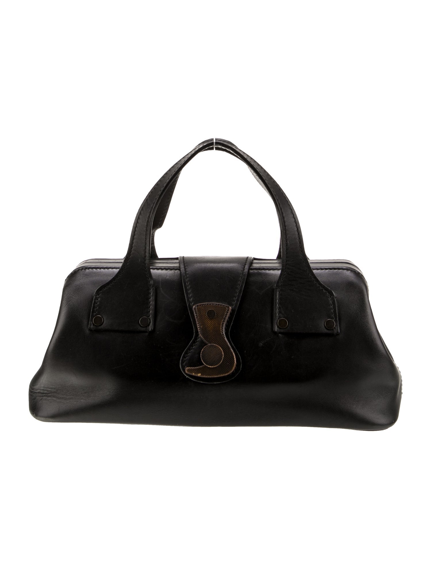 Gucci Leather Top Handle Bag