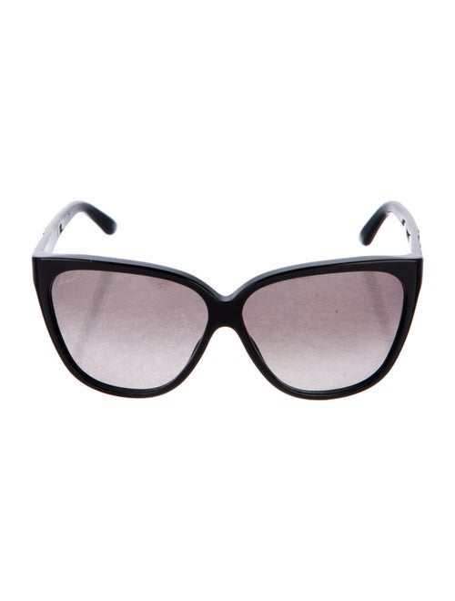 Gucci Web Accent Oversize Sunglasses