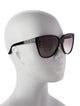 Gucci Web Accent Oversize Sunglasses