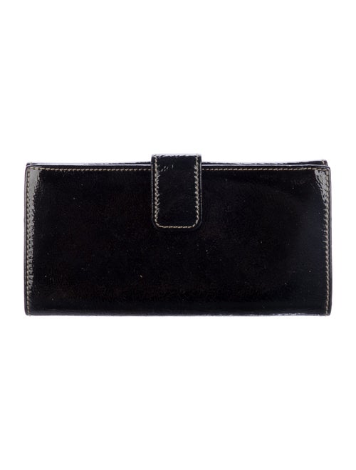Gucci Britt Web Accent Continental Wallet