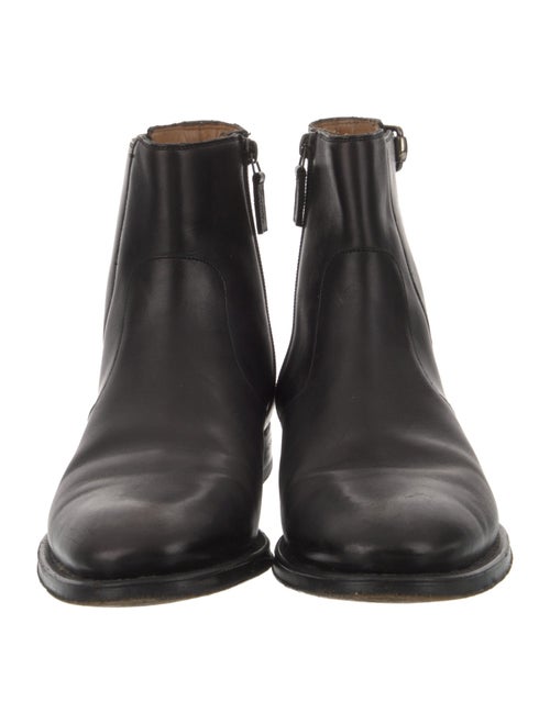 Gucci Interlocking G Logo Leather Chelsea Boots