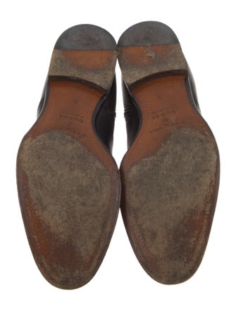 Gucci Interlocking G Logo Leather Chelsea Boots