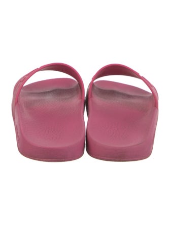 Gucci Interlocking G Logo Rubber Slides