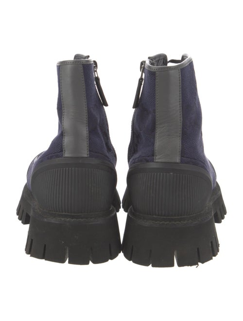 Gucci GG Canvas Canvas Combat Boots