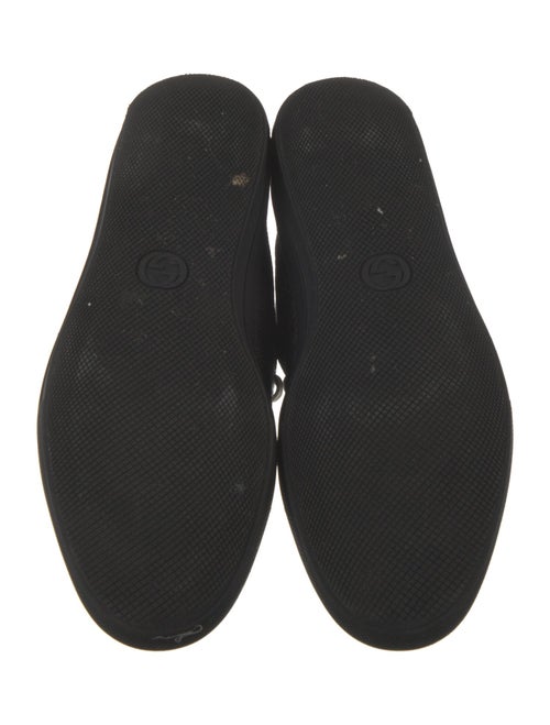 Gucci Web Accent Leather Sneakers