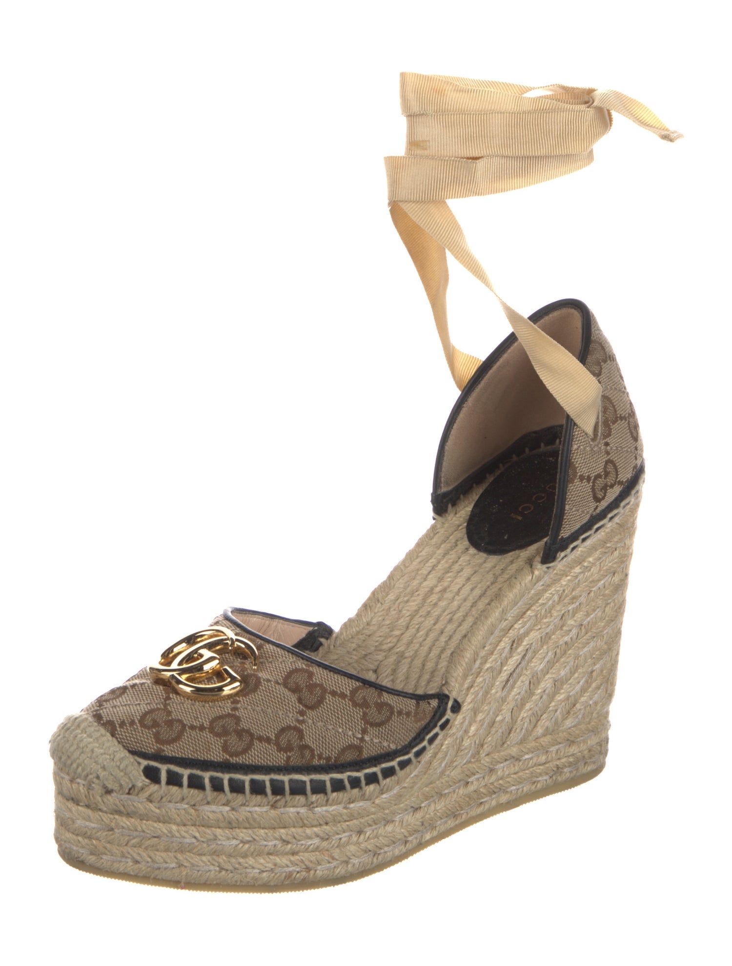 Gucci GG Canvas Canvas D'Orsay Pumps