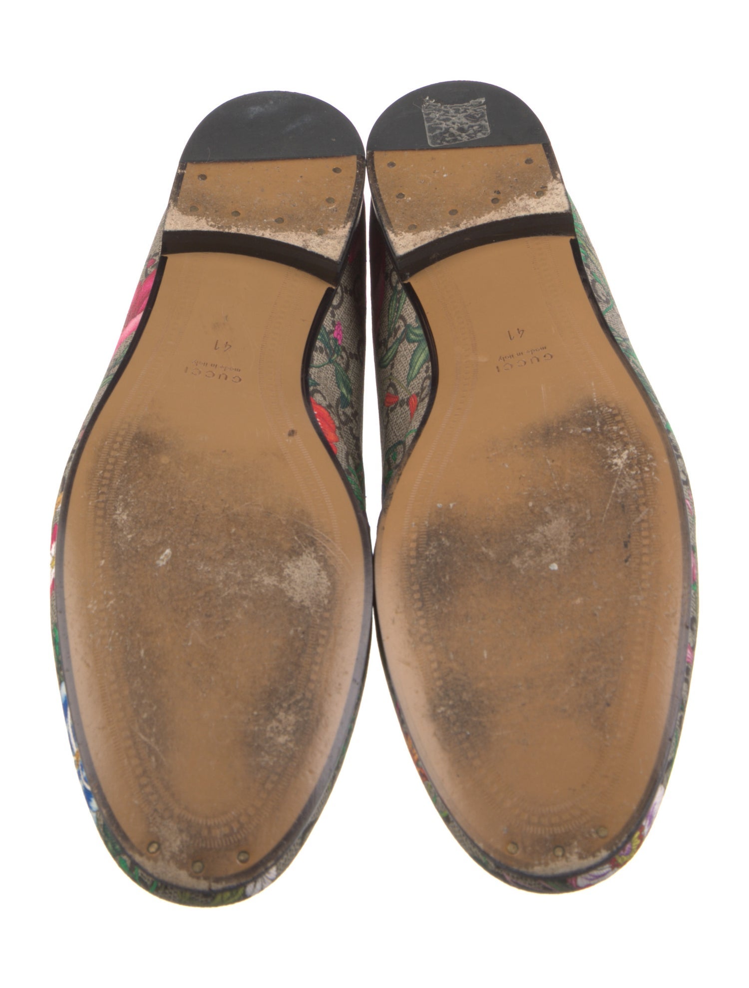 Gucci Flora Print Loafers