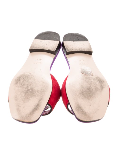 Gucci Interlocking G Logo Suede Slides