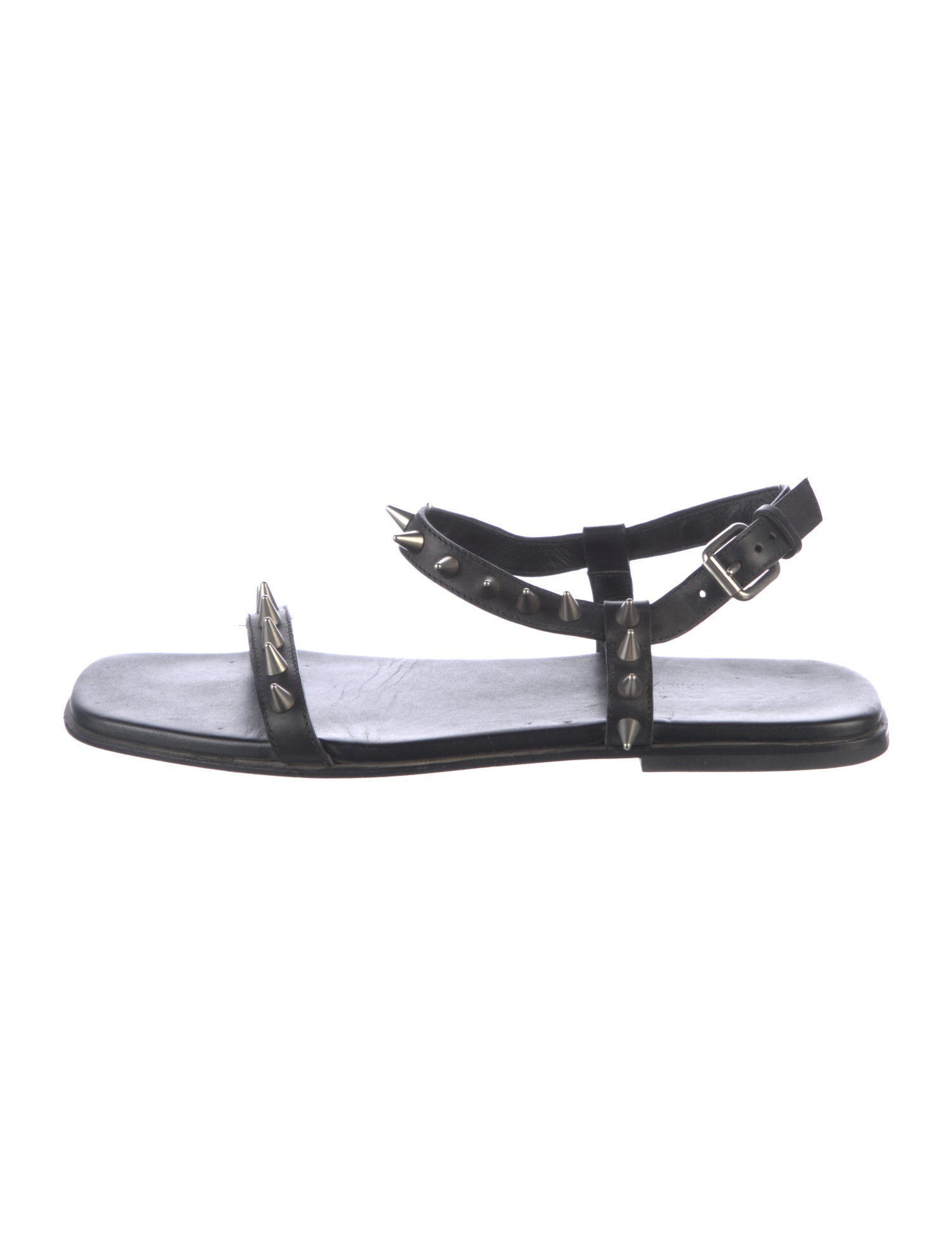 Gucci Leather Studded Accents Sandals