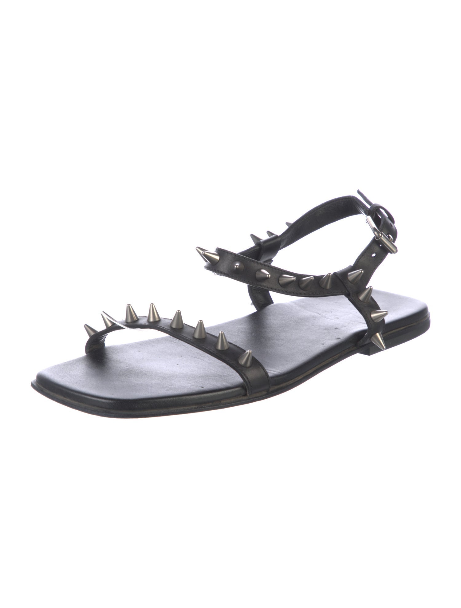 Gucci Leather Studded Accents Sandals