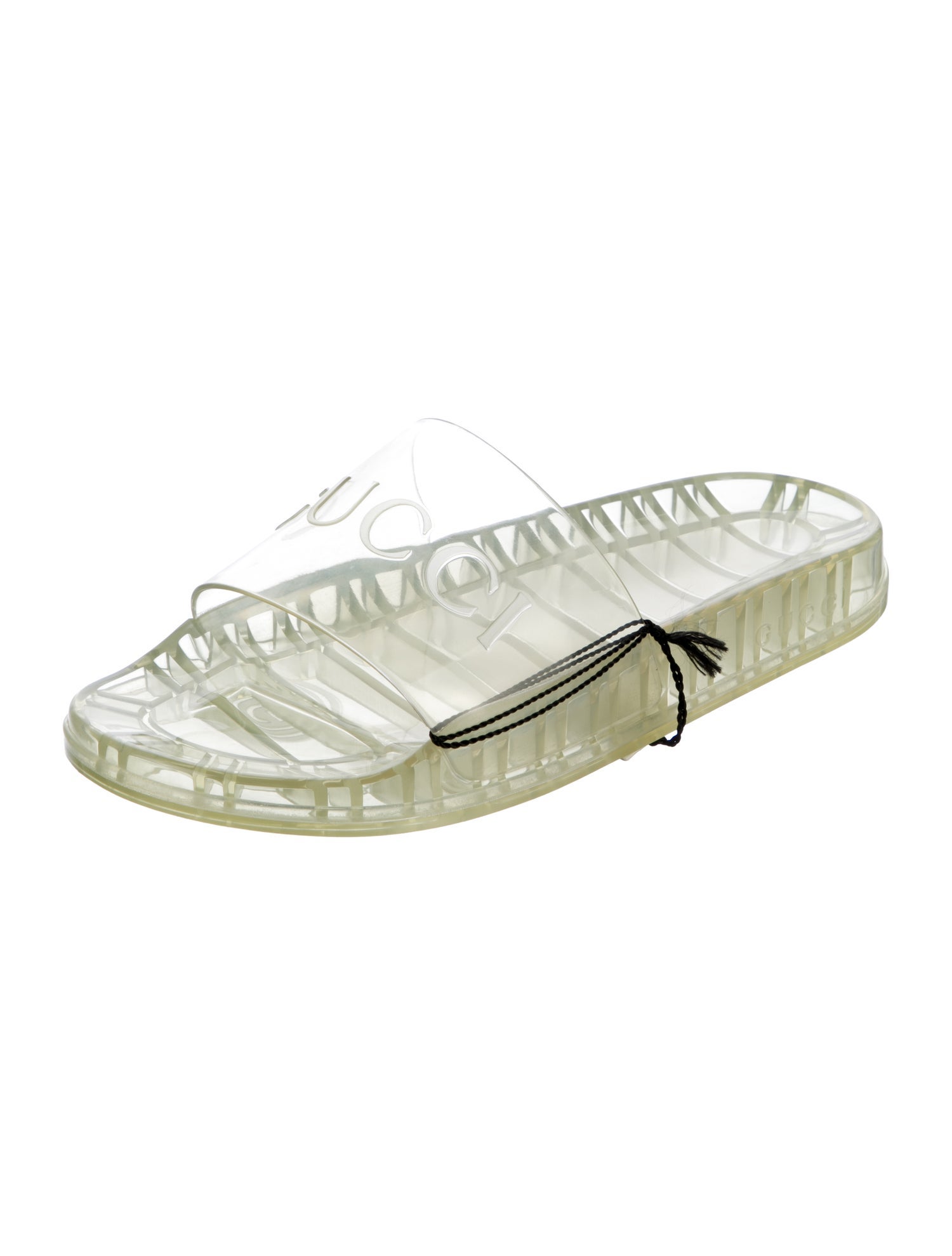 Gucci Rubber Patterned Sandals