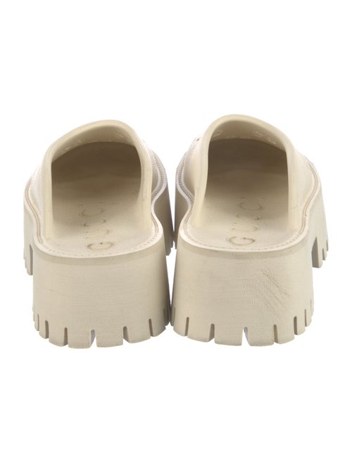 Gucci Rubber Lasercut Accents Mules
