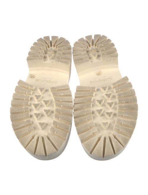 Gucci Rubber Lasercut Accents Mules