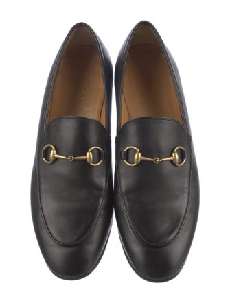 Gucci Horsebit Accent Leather Loafers