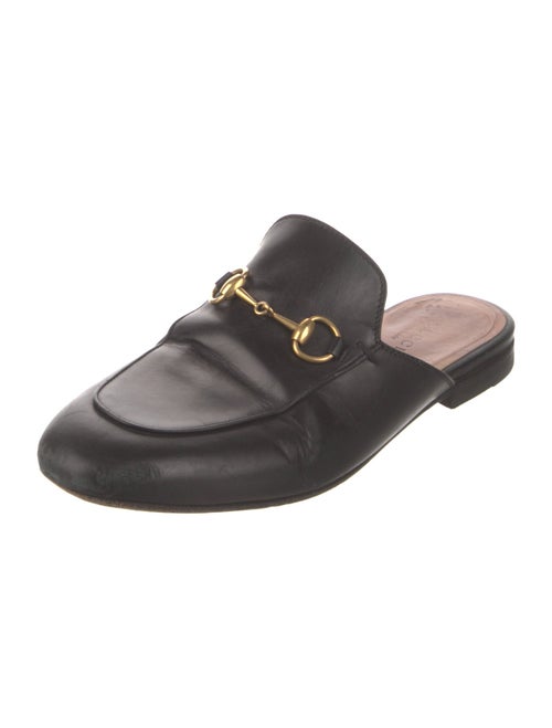 Gucci Horsebit Accent Leather Mules