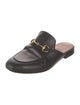 Gucci Horsebit Accent Leather Mules