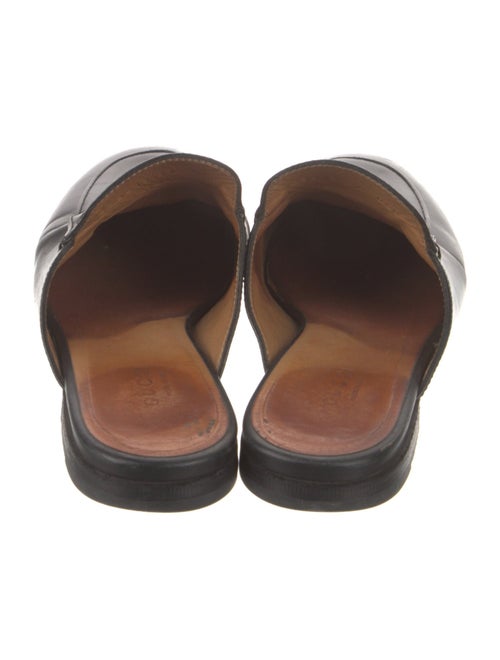 Gucci Horsebit Accent Leather Mules