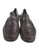 Gucci Horsebit Accent Leather Dress Loafers